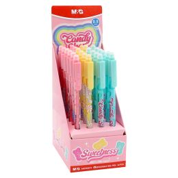 M&G Candy Shop 0,5 mm-es gél/gumitoll - kék utántöltővel (1)