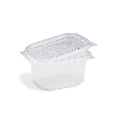 Tál (PP) Ripboxx Tiny fedővel átlátszó 375ml [50 db]