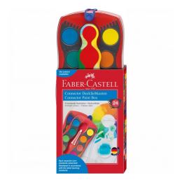 Faber-Castell Connector akvarellfestékek, moduláris 24 szín - piros