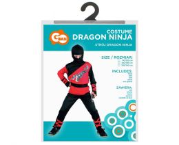 Gyermek Sárkány Ninja jelmez, 110/120 cm-es méret