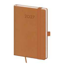 2027-es heti zsebnapló Print Plus – természetes barna