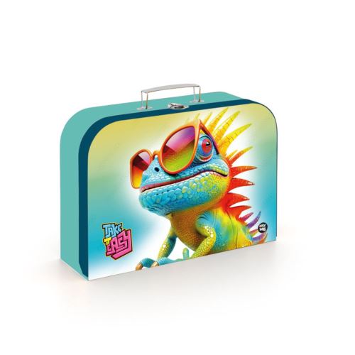 Gyermek laminált aktatáska 34 cm - Kaméleon