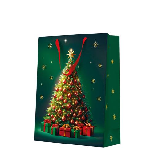 Big Gift táska - Christmas tree 30x12x41 cm