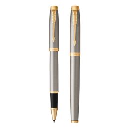 Roller PARKER IM Brushed Metal GT + fekete PU tok