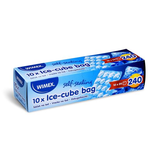 Önzáró jégzselé tasak (LDPE) 24 jégkockához [10 db/csomag]