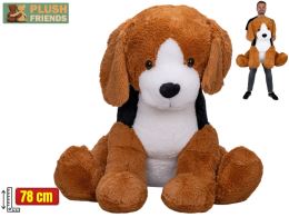 Plüss Friends plüss kutya 78cm ülő 0m+