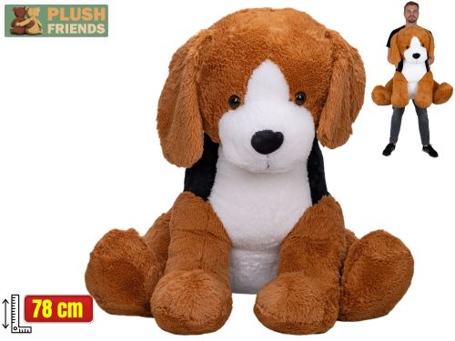 Plüss Friends plüss kutya 78cm ülő 0m+