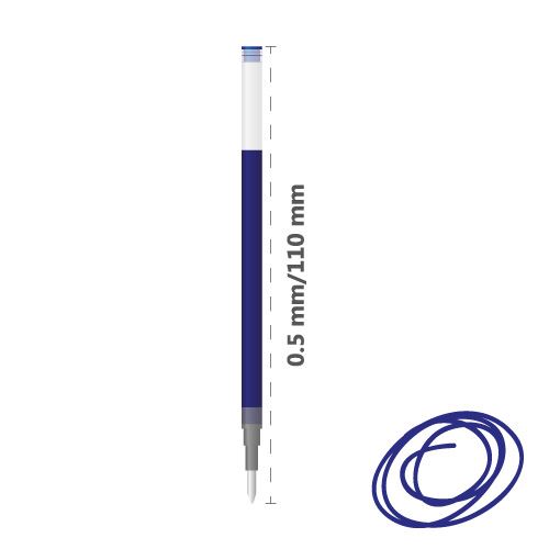 Tollbetét zselés PILOT G-2/B2P 0,5 mm - kék