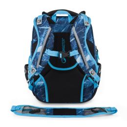 Iskolai hátizsák BagMaster Beta 26 D + tolltartó + tok - Hoki (2)