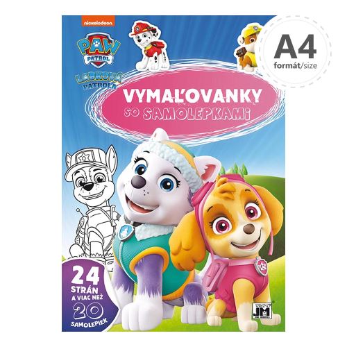 JM A4 színező - Tappancs őrjárat + matricák