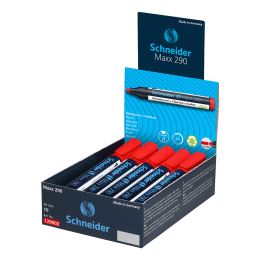 Schneider Maxx 290 fehér tábla filctoll - piros (3)