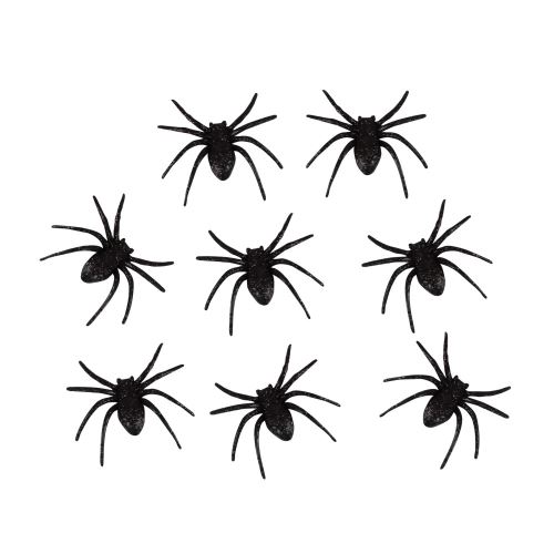 Dekorácia pavúk Halloween 8 ks