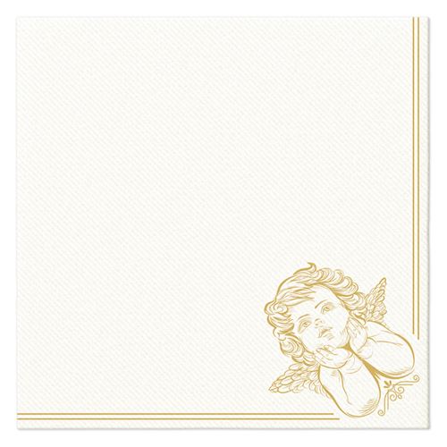Obrúsky PAW AIRLAID 40x40 cm (12 ks) Cherubin