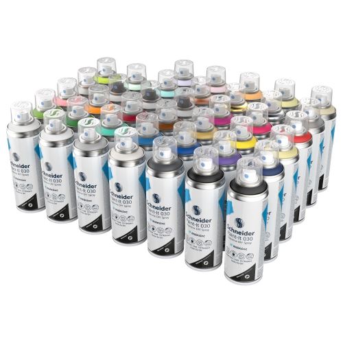 Schneider DIY Spray Paint-it 030 akrilfestékspray – termékcsomag – színkeverék, 40 db