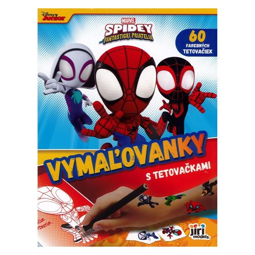 Vymaľovanky s tetovačkami - Spidey