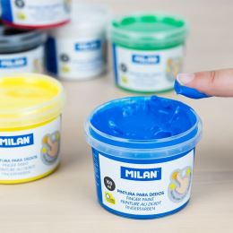 Újjfesték vízbázisú MILAN - 6 szín, 100 ml