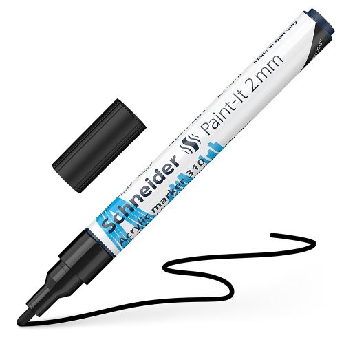 Schneider Paint-It 310 akril filctoll 2mm - fekete