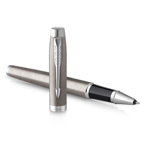Roller PARKER IM Essential Stainless Steel CT, hrot 0,7 mm - modrá náplň