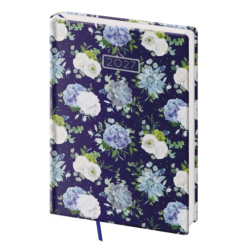 2027-es naptár, napi, A5-es, Vario Lyra – Floral