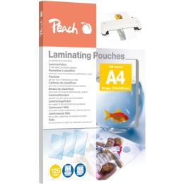 Lamináló fóliák Peach A4 216 x 303 mm, 125 mic / csomag. 25 db Lamináló fóliák Peach A4 216 x 303 mm, 125 mic / csomag. 25 db