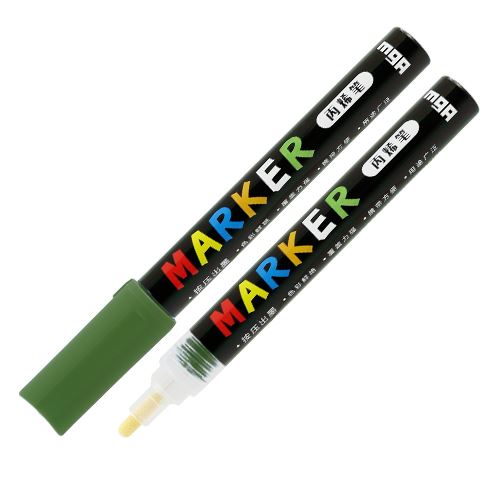 M&G Acrylic Marker 2 mm toll, akril festékkel, sötét olajzöld S511