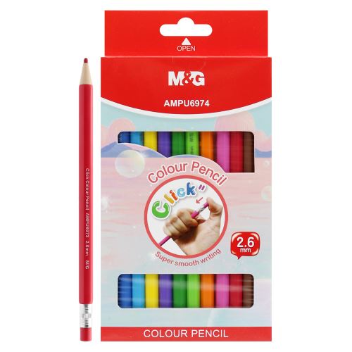 Click M&G műanyag zsírkréták 12 db