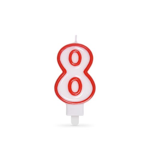 Gyertya születésnapi "8" 75 mm