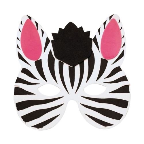 ZEBRA arcmaszk 17,3x16,8 cm / 1db