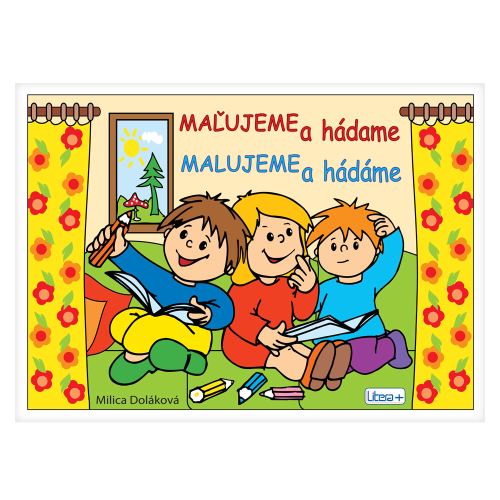 Színező oldal A5 Litera - Festünk és találgatunk