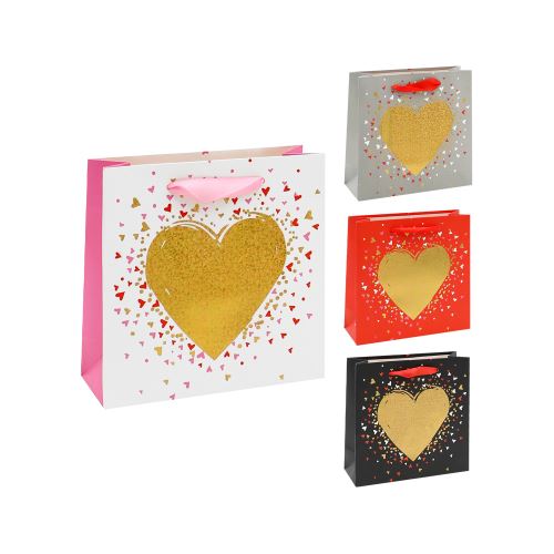 Darčeková taška Heart 14,5 x 6 x 15 cm (1)