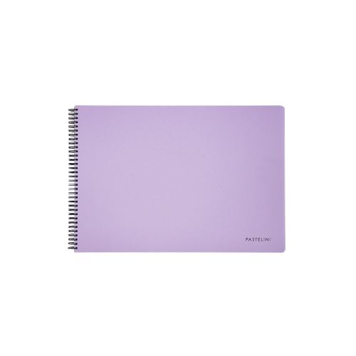 Vázlatfüzet A4 tw, 40 lap, 190g PASTELINI lila