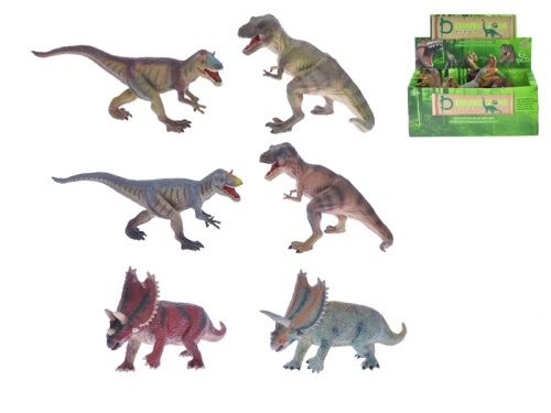 Zoolandia dinoszaurusz 20-30 cm 3 féle 2 színű zacskóban 6 db DBX-ben
