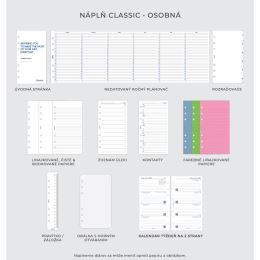 Napló Filofax Moonlight - fekete, személyre szóló (2)
