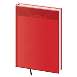 2027-es naptár, napi, A5-es, Print Classic – piros