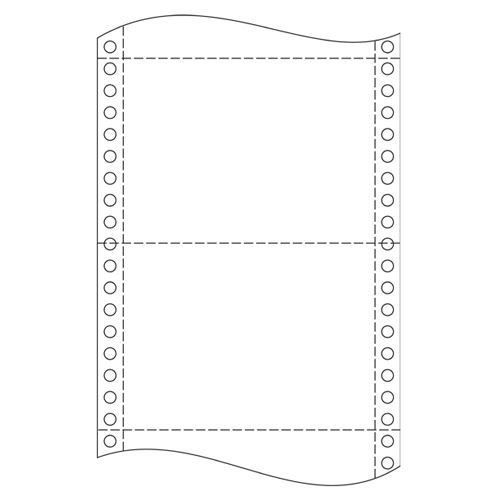 Asztali papír 25 x 12 "/ 06 (1 + 1) NCR BP leporelló (29070)