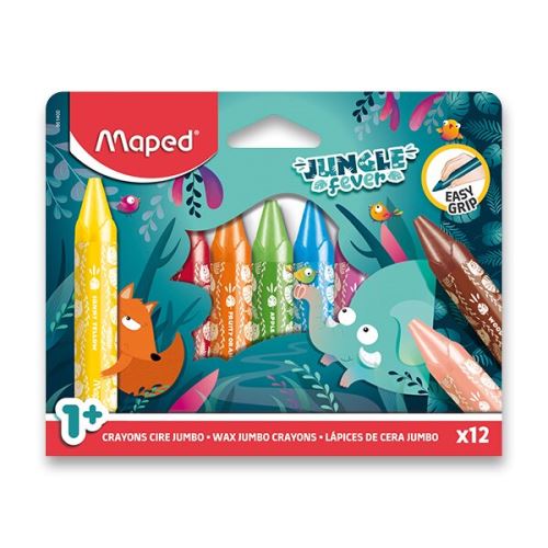 Voskovky MAPED Jungle Fever Jumbo