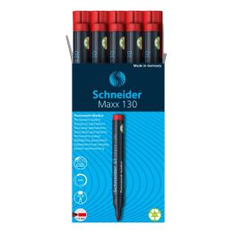 SCHNEIDER állandó jelölő "Maxx 130, 1-3 mm, kúpos hegy, piros (1)