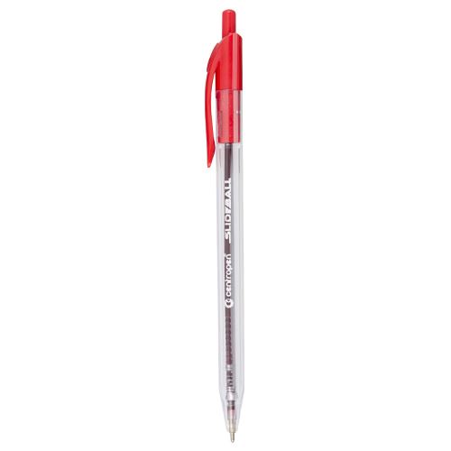 Golyóstoll CENTROPEN 2225 Slideball Clicker Roller 0,3 mm - piros