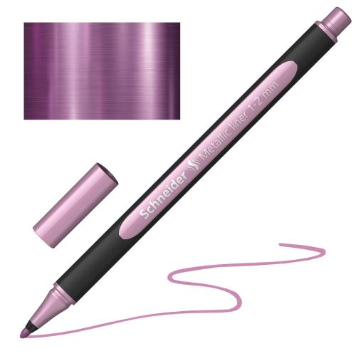Popisovač Schneider Paint-It 020 Metallic hrot 1-2mm - metalická ružová