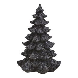 Karácsonyfa 21 cm, fekete