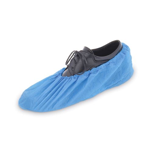 Cipővédő fólia kék 40 x 14 cm (CPE) [100 db]