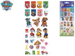 Paw Patrol sada 3D samolepiek na karte v sáčku