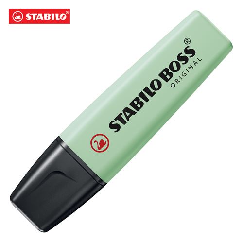 Szövegkiemelő, 2-5 mm, STABILO "BOSS original Pastel", menta