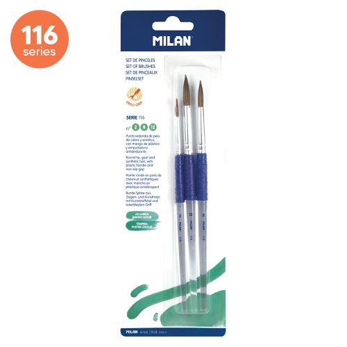 Ecset készlet Milan 116w 2,8,12