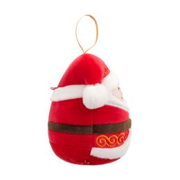SQUISHMALLOWS karácsonyi Mikulás dísz szemüveggel - Nick, 10 cm (5)