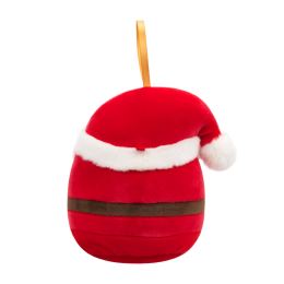 SQUISHMALLOWS karácsonyi Mikulás dísz szemüveggel - Nick, 10 cm (4)
