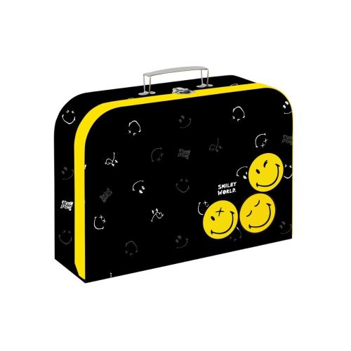 Gyermek laminált aktatáska 34 cm - Smiley World