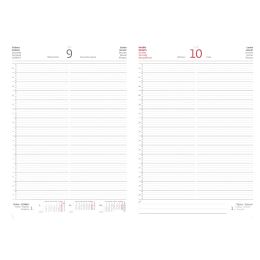 2027-es naptár, napi, A4-es, Print Classic – angol vörös (1)