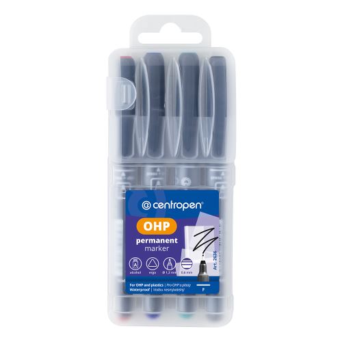 CENTROPEN F 2636 Marker készlet - 4 db