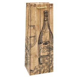 Darčeková taška na fľašu vína 12,5 x 10 x 36 cm (1)